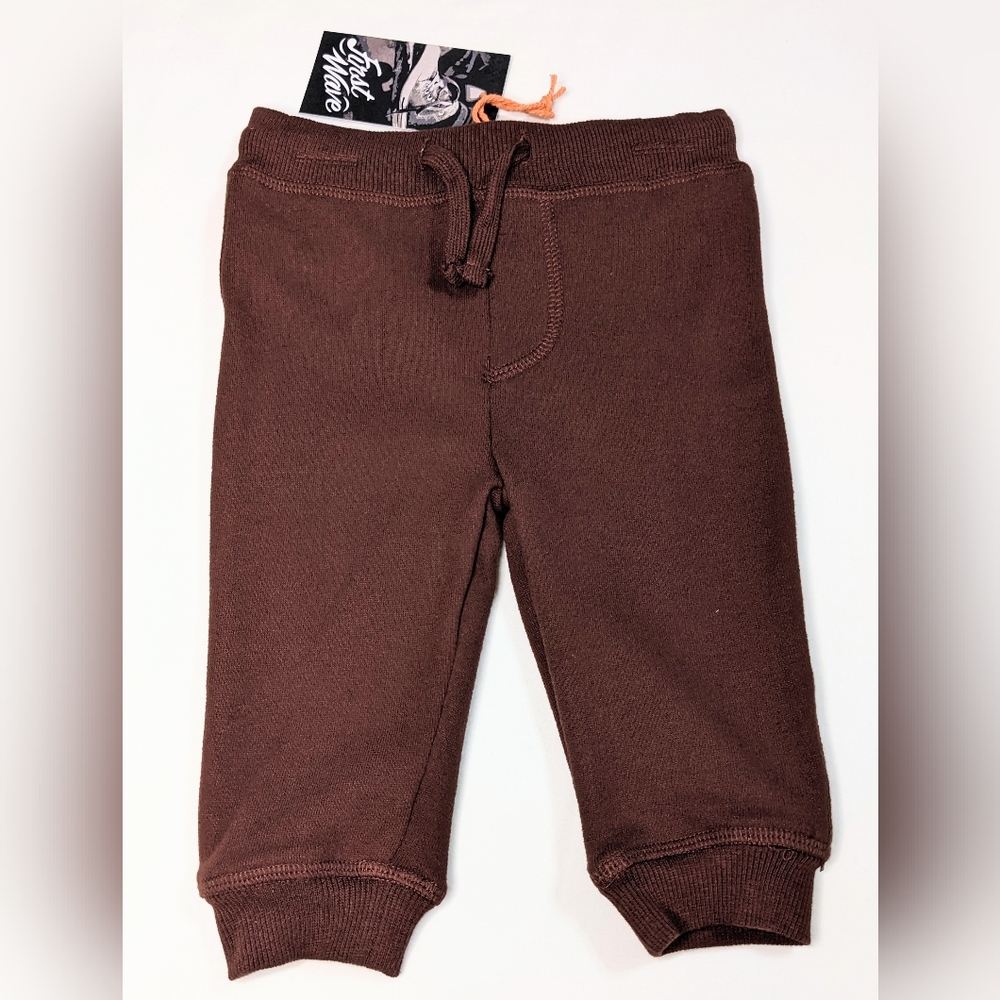 First Wave Babys Brown Joggers 12M